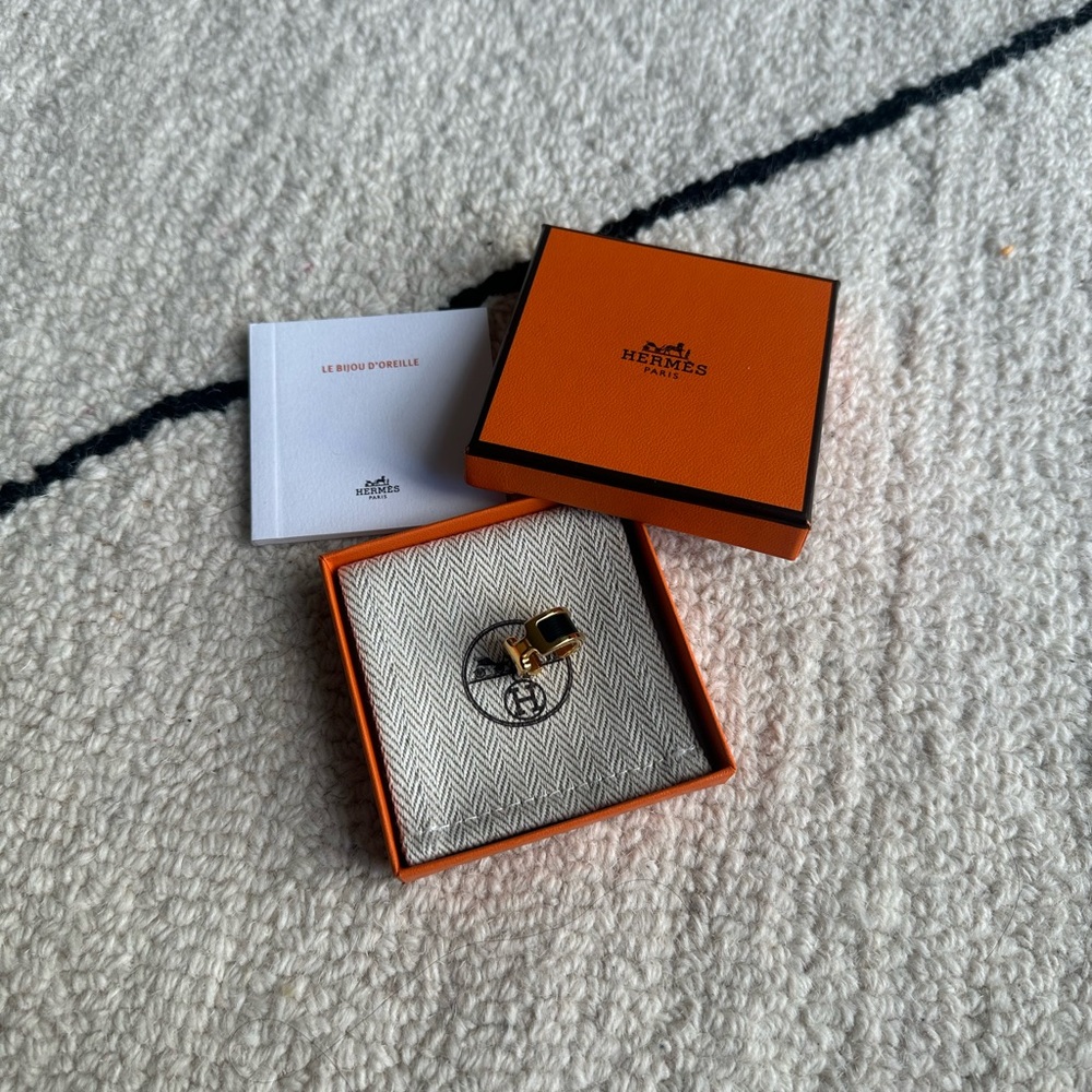 Hermes Gold Earrings Luxury Jewelry